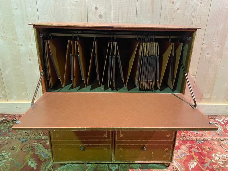 Leather Notary Cabinet -photo-4