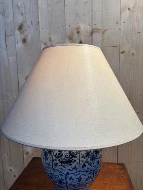 Blue And White Ceramic Floor Lamp -photo-5