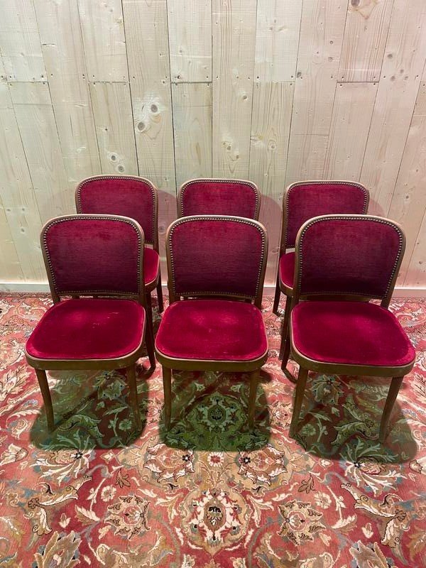 Set Of 6 Thonet Chairs-photo-4