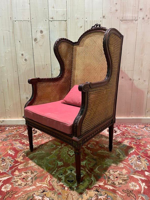 Bergère - Louis XVI Style Cane Armchair  