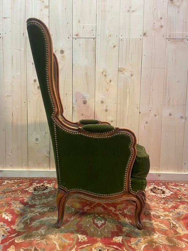 Armchair - Louis XV Bergère With Ears -photo-1