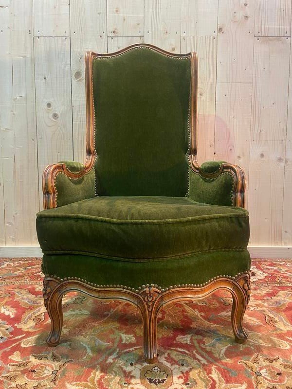 Armchair - Louis XV Bergère With Ears 