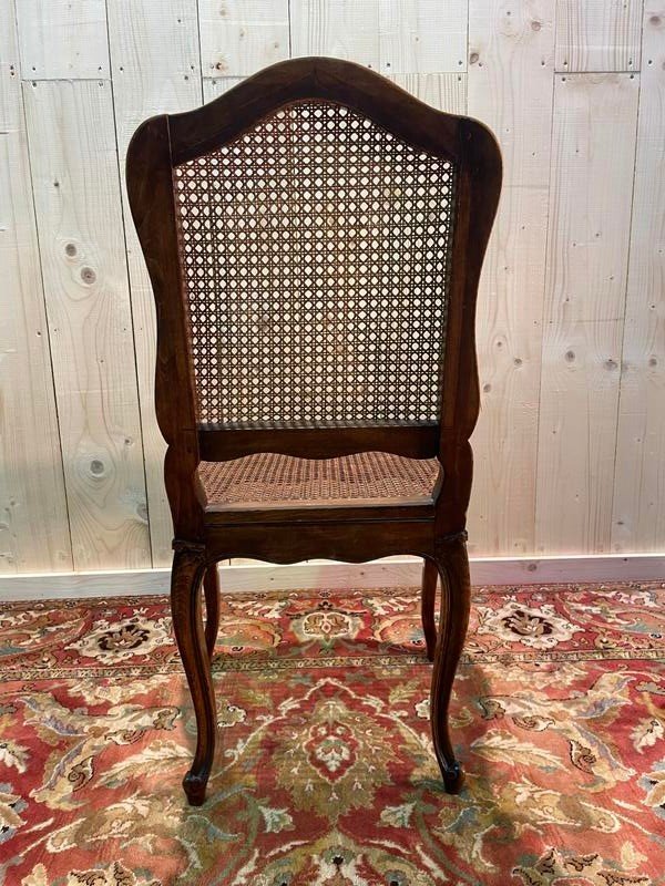 8 Louis XV Period Chairs In Cane -photo-2