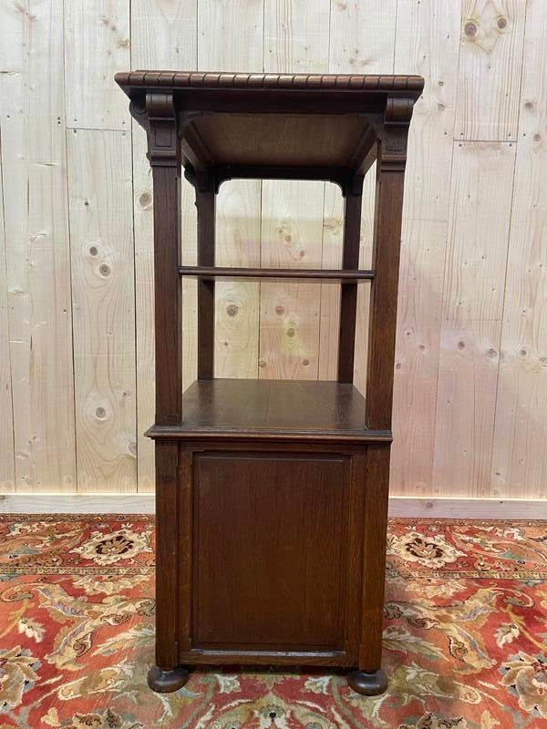 Shelf - Renaissance Style Oak Sideboard -photo-2