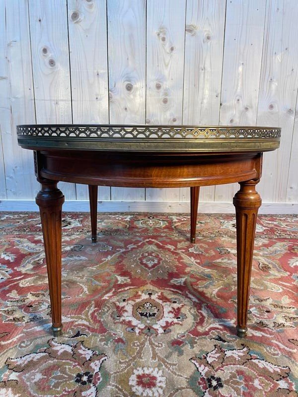 Louis XVI Style Oval Coffee Table-photo-2