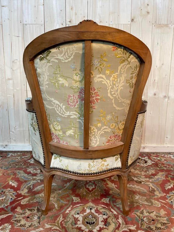 Louis XV Style Bergère And Footrest -photo-4