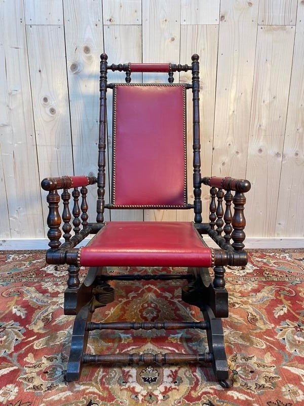 Rocking-chair De Style Colonial 