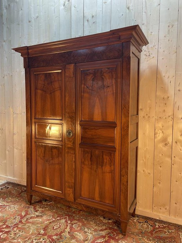 Armoire En Noyer Et Chêne Louis XVI - Directoire -photo-4