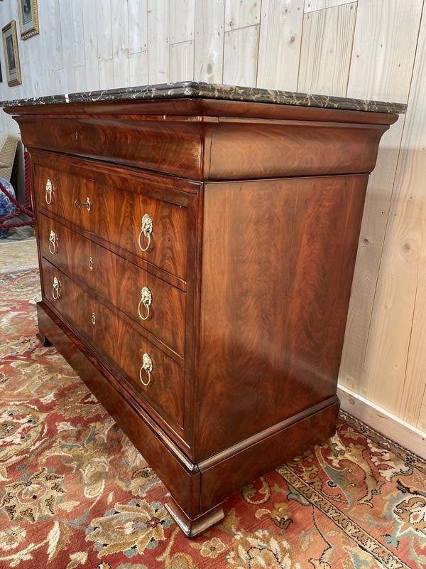 Commode époque Louis Philippe En Acajou -photo-4