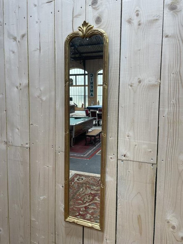 Petit Miroir d'entre deux En Bois Doré De Style Napoléon III-photo-2