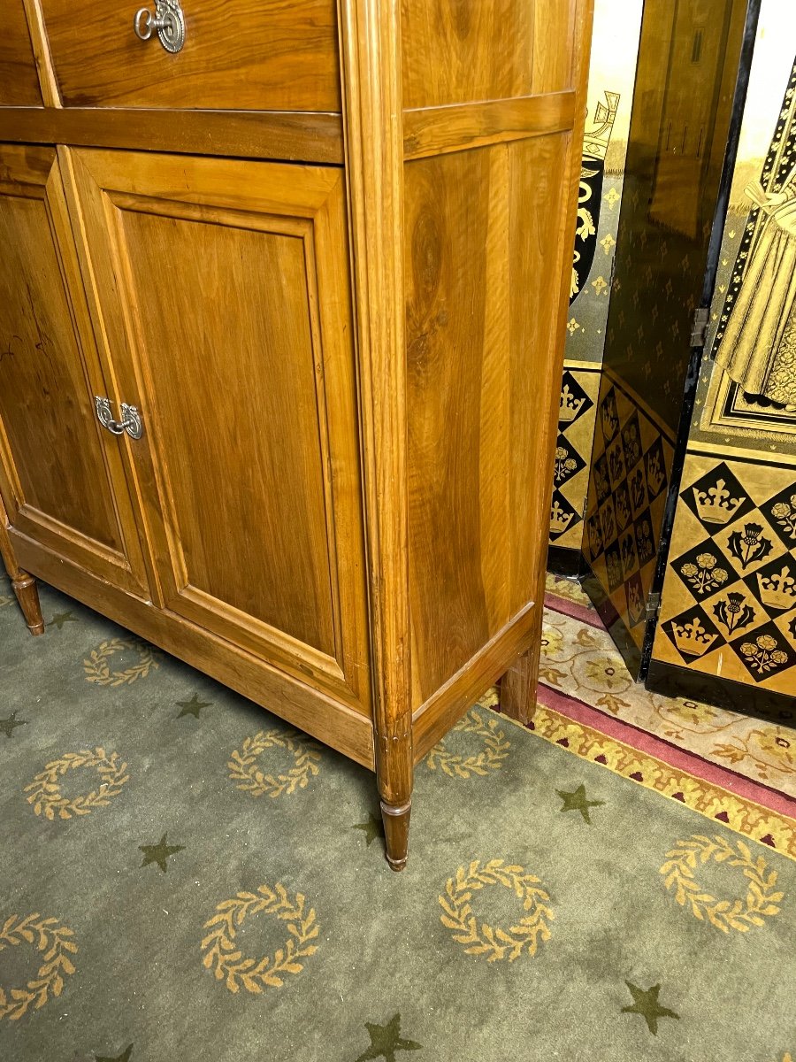 High Louis XVI Period Buffet In Blond Walnut-photo-2