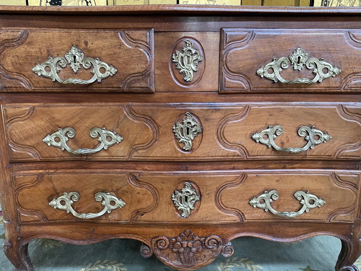 Parisian Chest Of Drawers Louis XV Period-photo-7