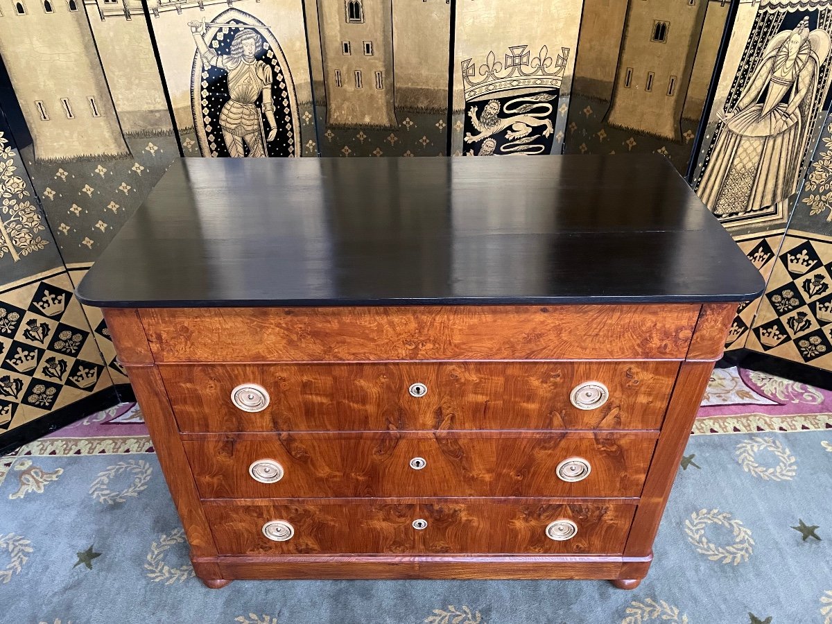 Empire Chest Of Drawers In Elm-photo-2