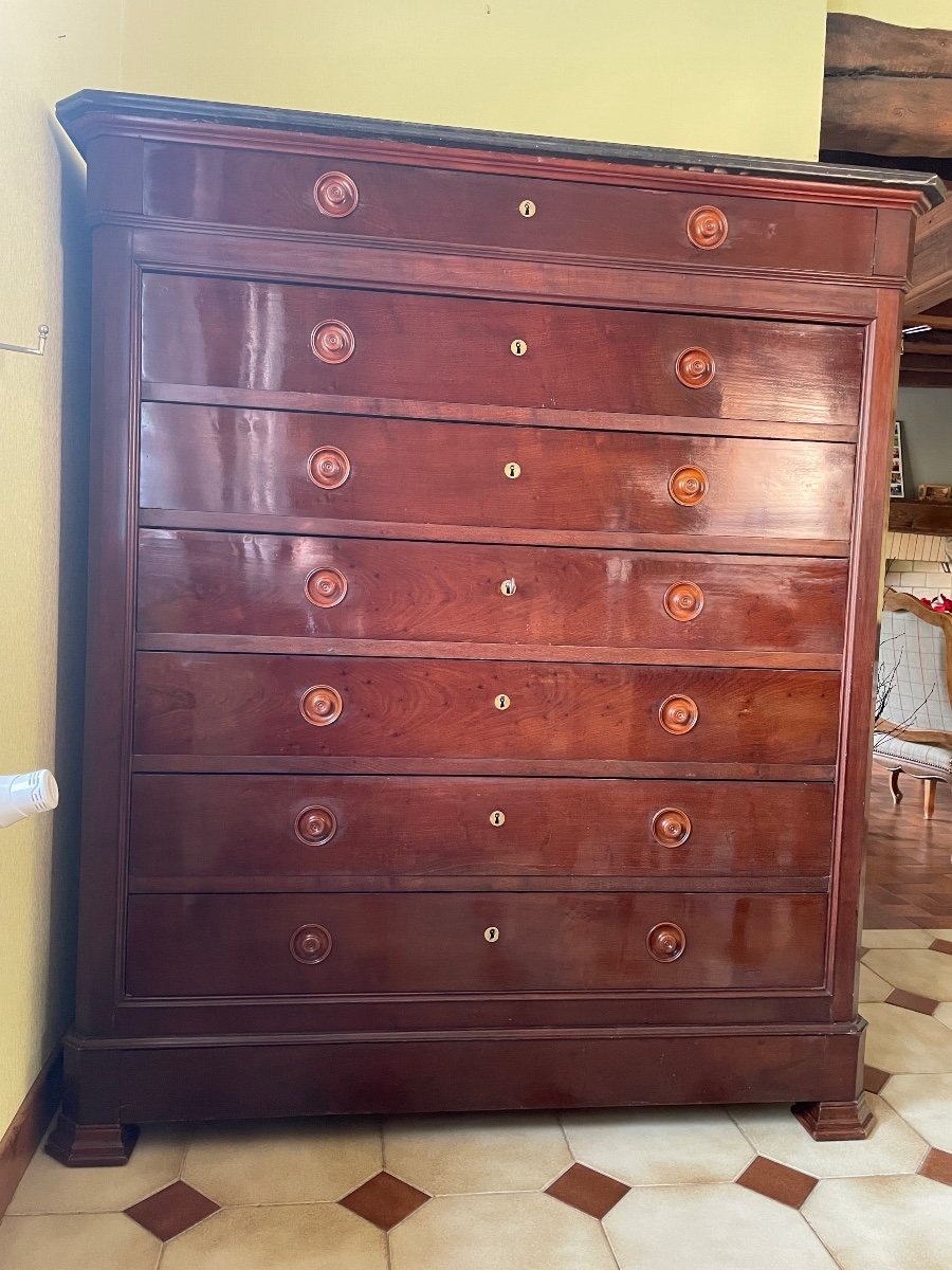 Weekly Mahogany Louis Philippe Period