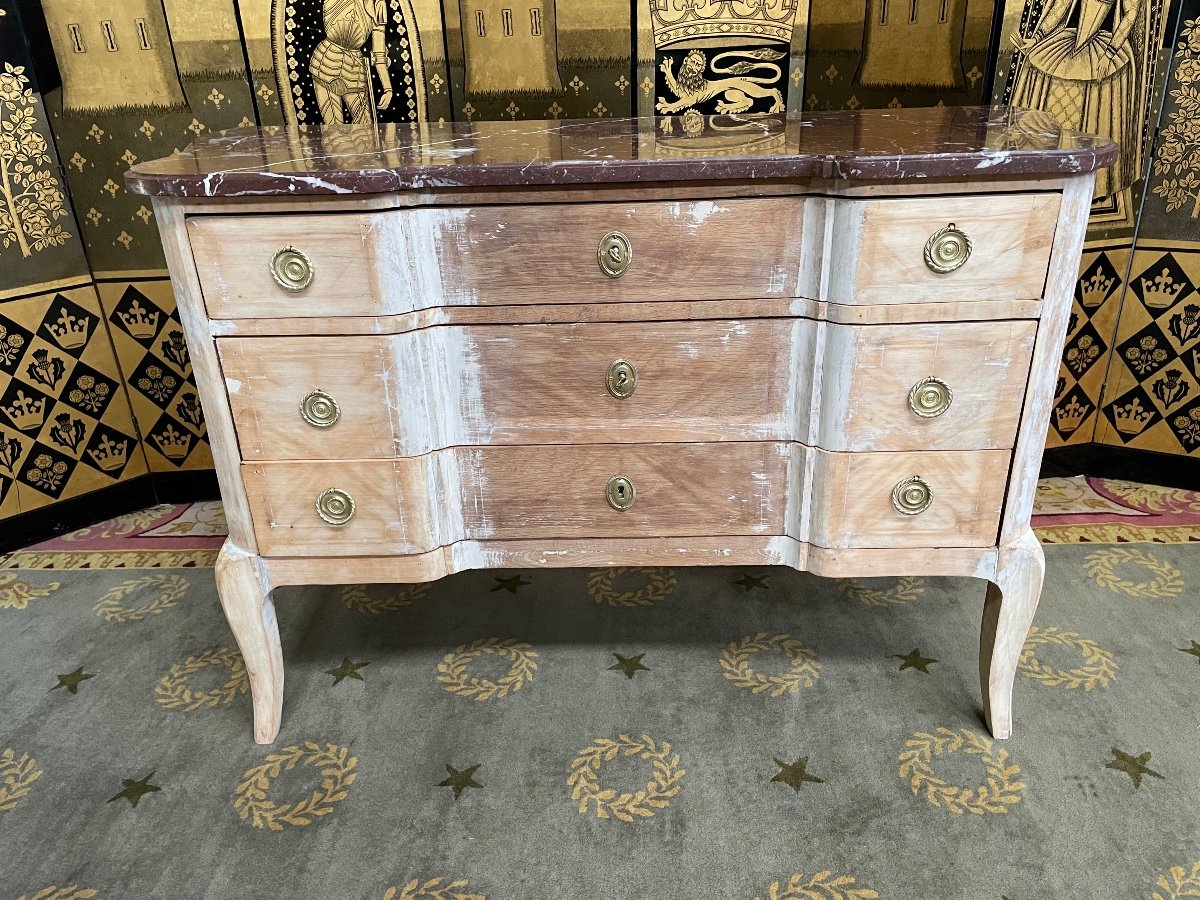 Louis XV Chest Of Drawers - Transition-photo-2