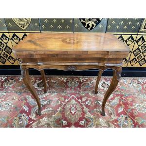 Louis XVzn Marquetry Style Games Table