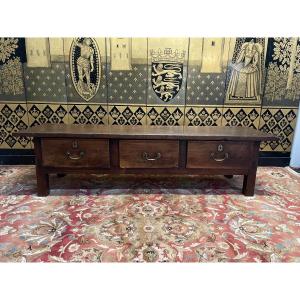 Coffee Table - Solid Oak Tv Unit