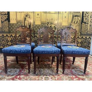 Suite Of 6 English Rosewood Chairs