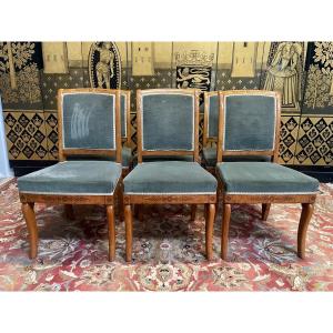 Suite Of 6 Charles X Chairs
