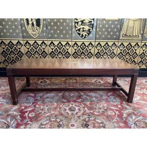 Marine Coffee Table In Mahogany And Brass 