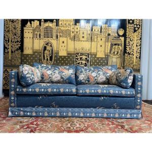 Flower Fabric Sofa 1980/1990