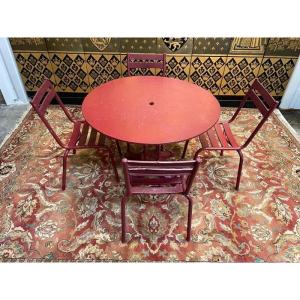 Art Deco Garden Table And 4 Chairs