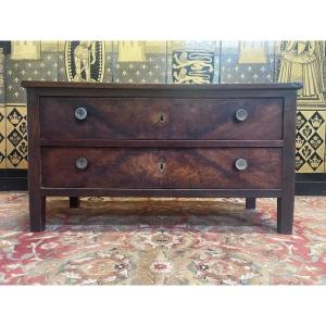 Empire Period Low Chest Of Drawers - Tv Cabinet 