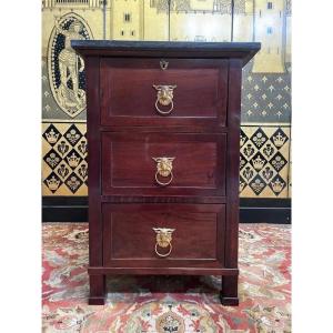 Bedside Table - Chest Of Drawers - Empire Period Furniture