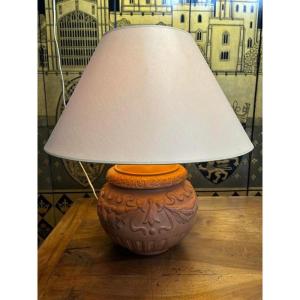 Terracotta Table Lamp 