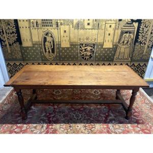 Louis XIII Style Oak Farmhouse Table