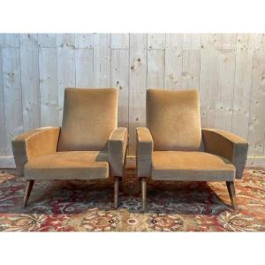 Paire De Fauteuils 1950/1960 