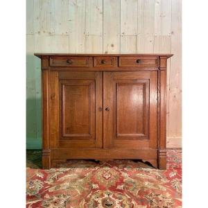 Louis Philippe Buffet In Solid Oak 