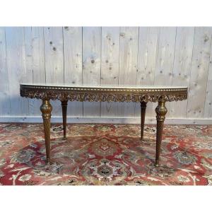 Louis XVI Style Oval Coffee Table 