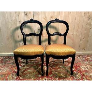 Pair Of Napoleon III Chairs