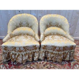 Pair Of Toad Armchairs 