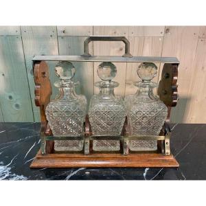 Liqueur Cellar - Triptych Of Decanters 