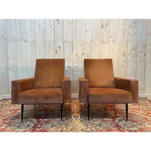 Paire De Fauteuils 1950/1960 Vintage 