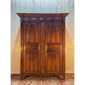 Armoire En Noyer Et Chêne Louis XVI - Directoire 