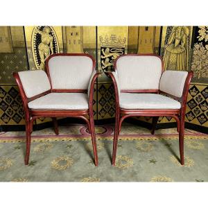 Pair Of Armchairs - Bergeres Thonet
