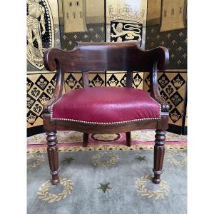 Louis Philippe Office Armchair