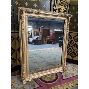 Napoleon III Mirror With Gold Leaf