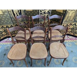 Suite De 6 Chaises Bistrot THONET 97