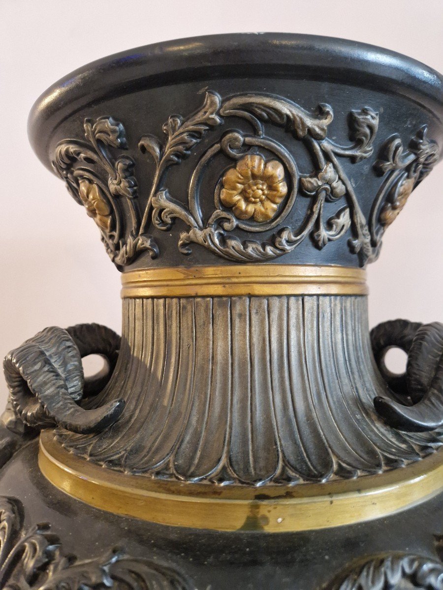 Spectacular Antique Vase From The Gerbling & Stephan Manufacture -photo-3