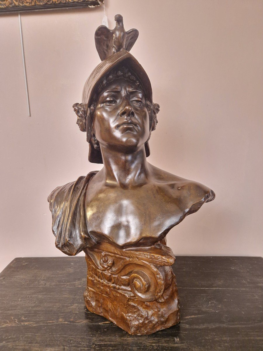 "the Gladiator" Terracotta By Otto Pietri, Goldsheider Edition. 