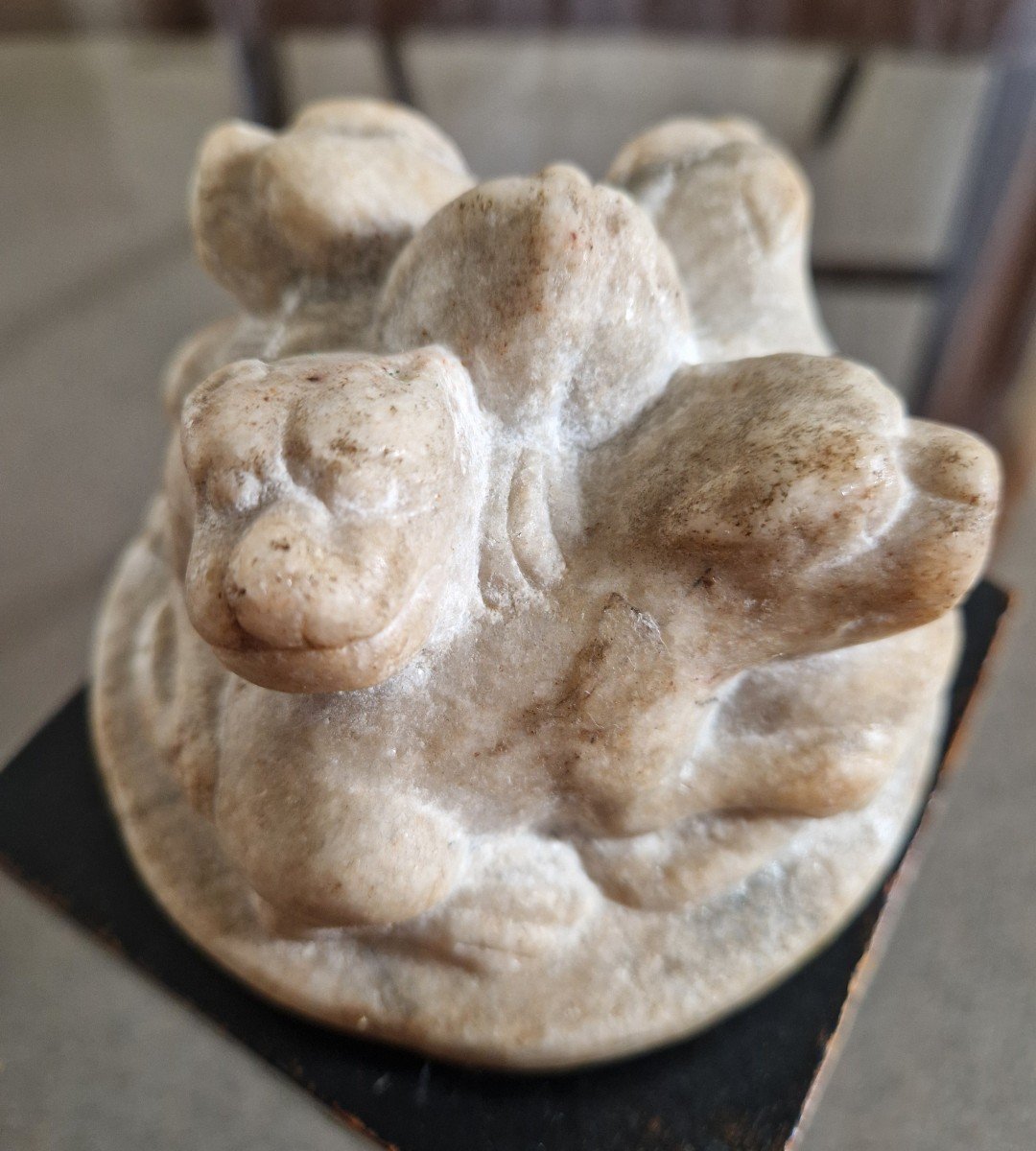 White Marble Weight, China, Tang Dynasty-photo-2