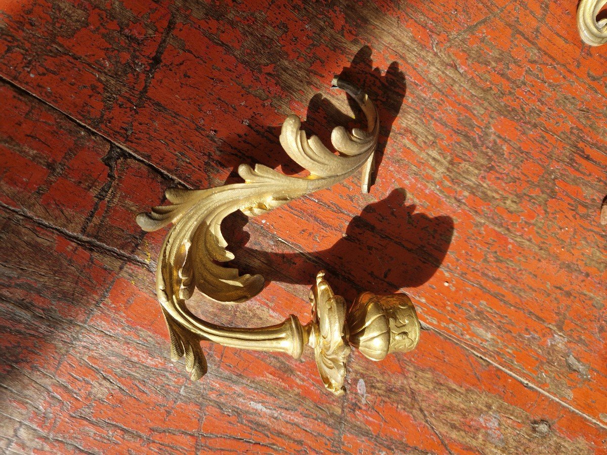 Napoleon III Gilt Bronze Fireplace Trim -photo-5