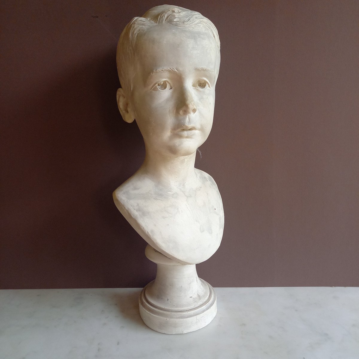 Buste d'Enfant  Plâtre Original