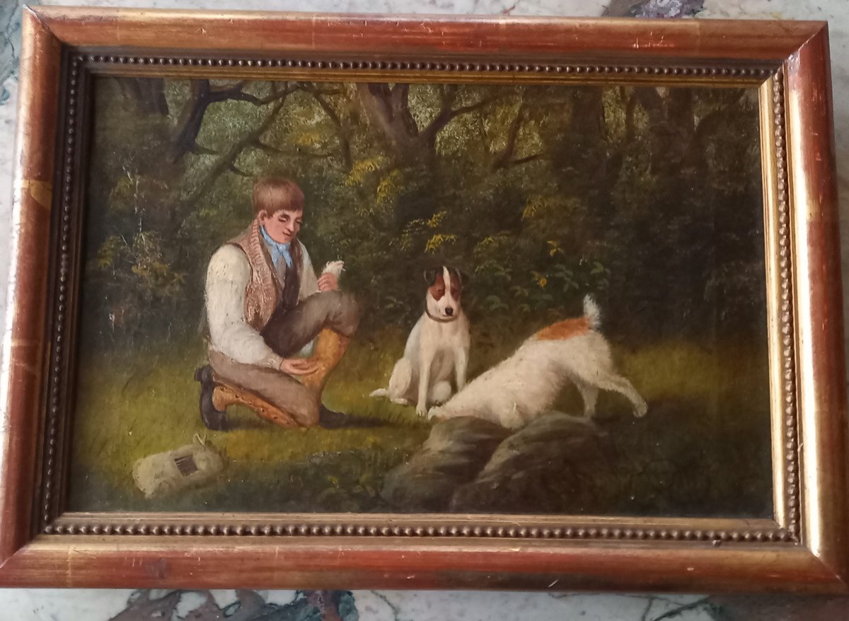 Painting "the Ferret Hunt"