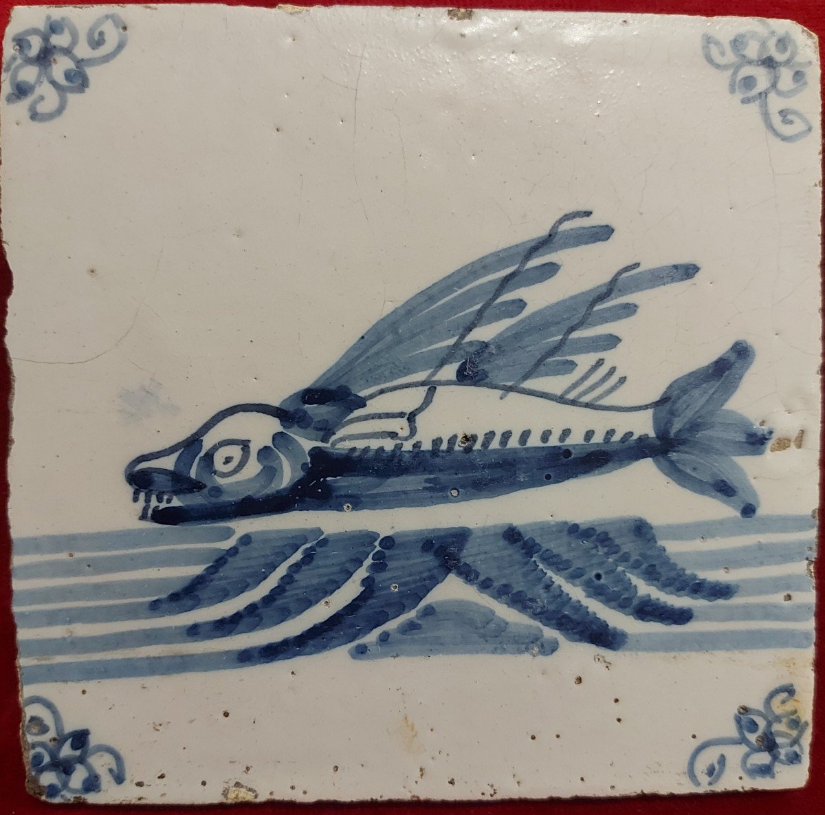 Delf Earthenware Tile