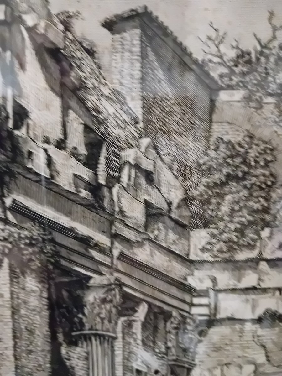 Piranesi Veduta Interna Dell Atrio Del Portico Di Ottavia-photo-5